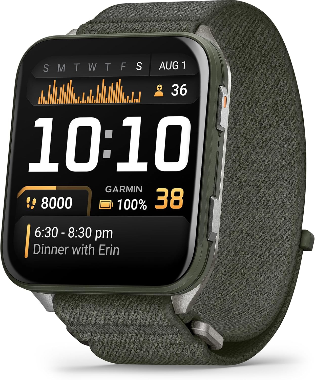 Garmin Venu X1 51 mm Fitness Smartwatch, 2 Inch AMOLED Display, Up to 8 Days Battery Life, 100+ Sports Apps, 24/7 Health and Wellness Functions, Telephony, Display Keyboard, Maps, LED Torch